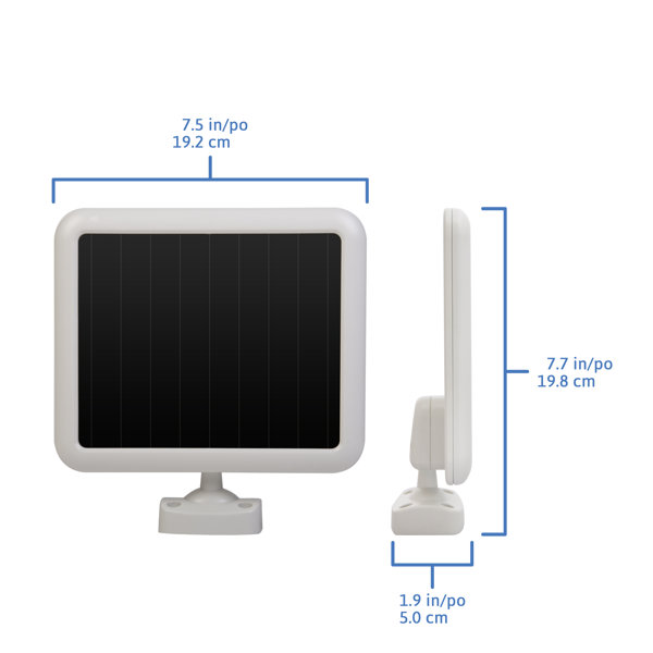 Sunforce Solar Power Outdoor Security Flood Light with Motion Sensor